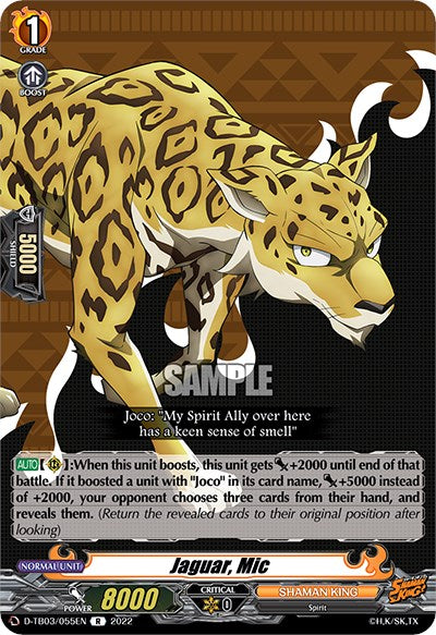 Jaguar, Mic (D-TB03/055EN) [Shaman King] | Pegasus Games WI