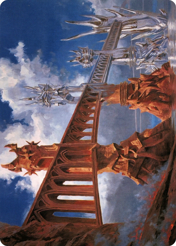 Silverbluff Bridge Art Card [Modern Horizons 2 Art Series] | Pegasus Games WI