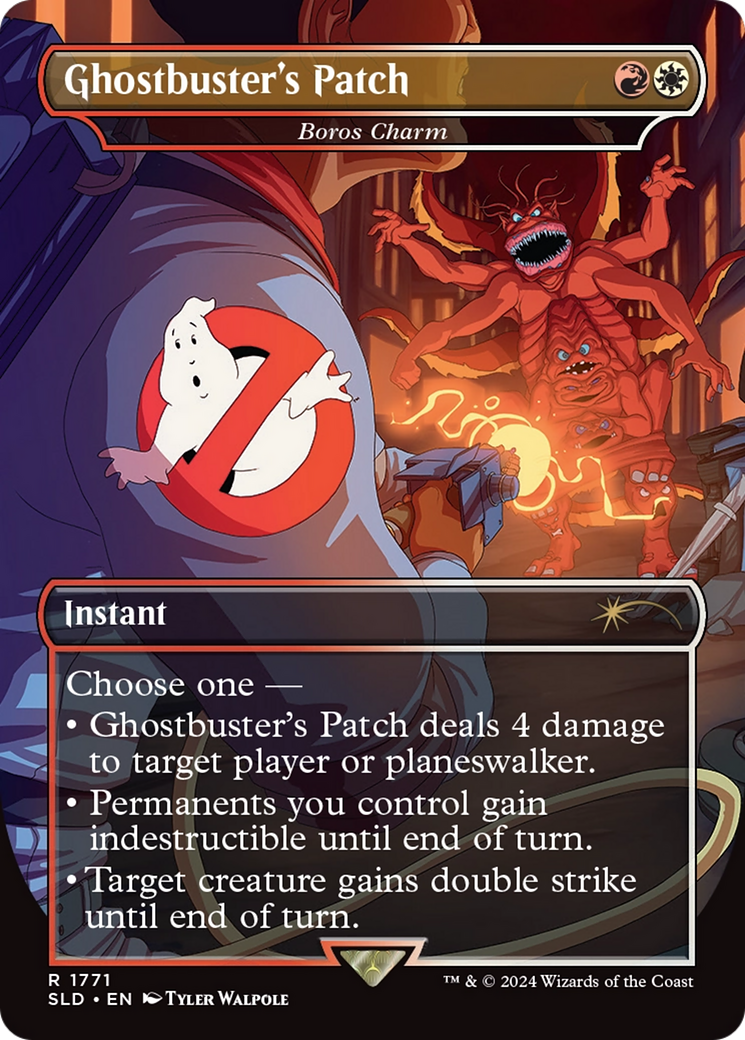 Ghostbuster's Patch - Boros Charm [Secret Lair Drop Series] | Pegasus Games WI