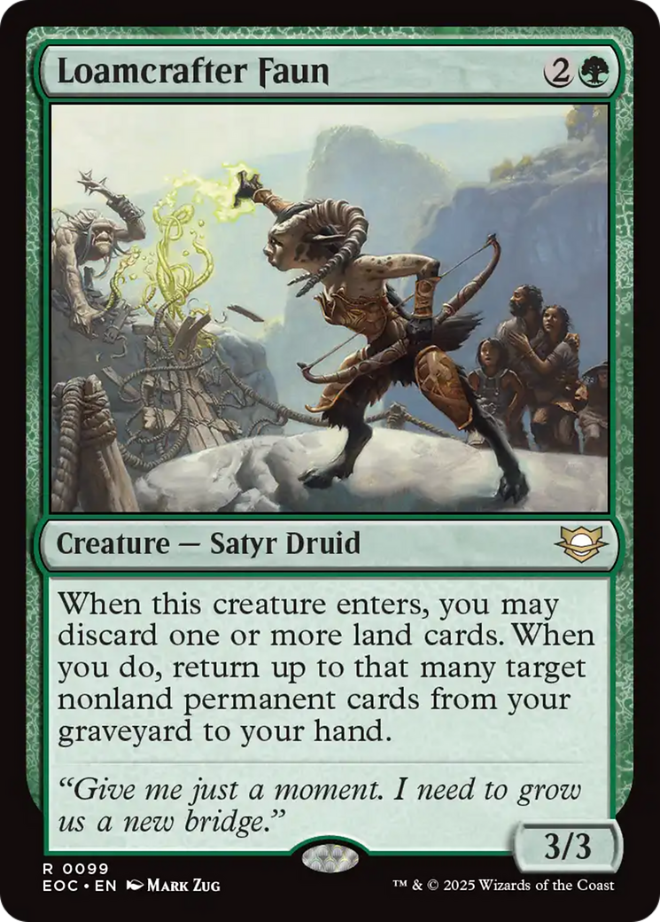 Loamcrafter Faun [Edge of Eternities Commander] | Pegasus Games WI