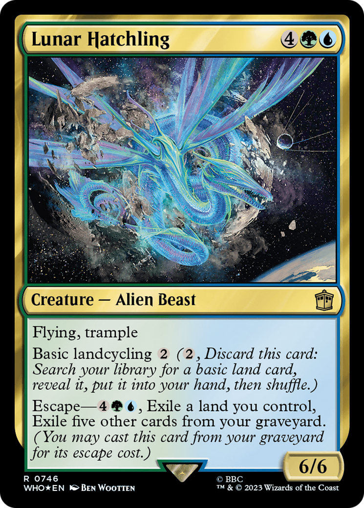 Lunar Hatchling (Surge Foil) [Doctor Who] | Pegasus Games WI