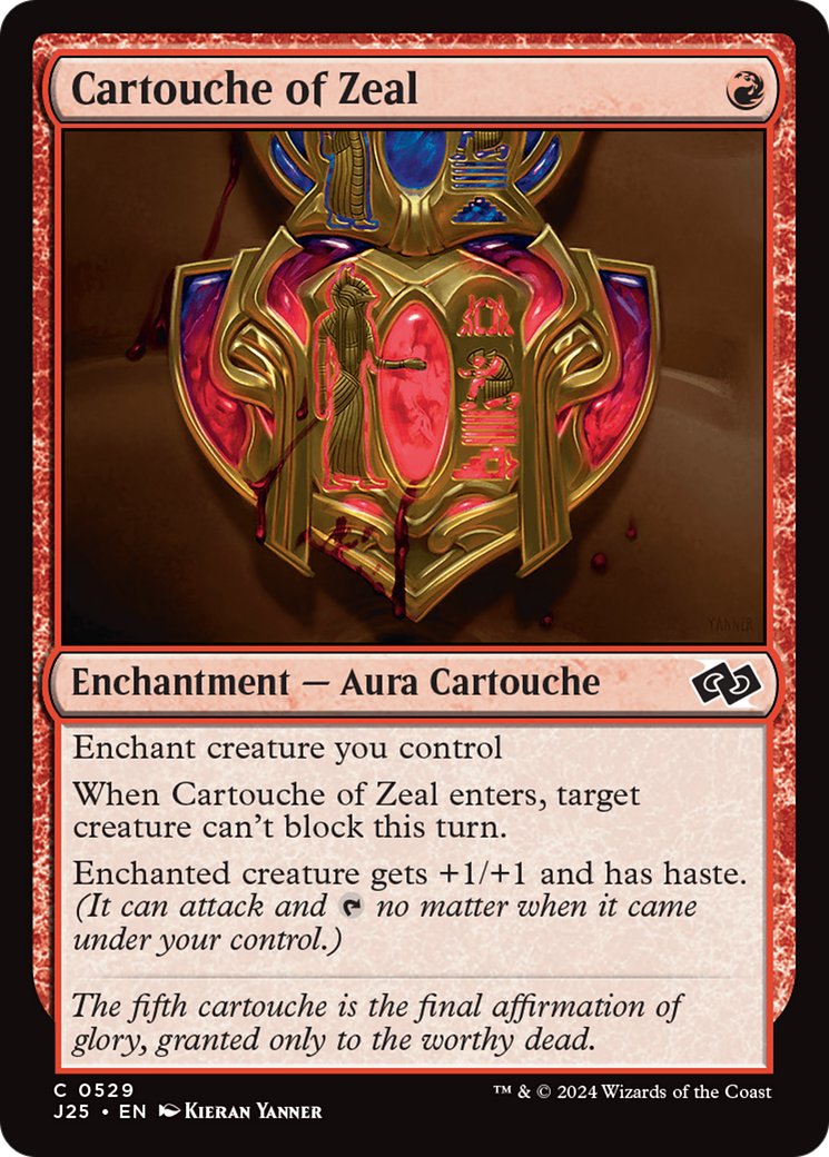 Cartouche of Zeal [Foundations Jumpstart] | Pegasus Games WI