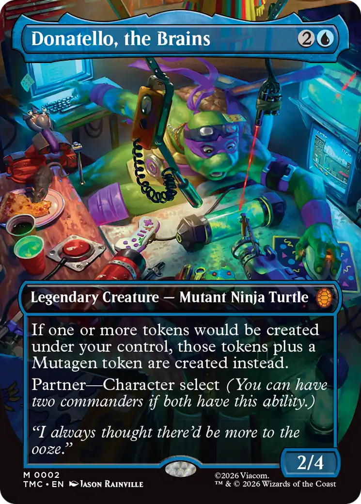 Donatello, the Brains (Borderless) [Teenage Mutant Ninja Turtles Commander] | Pegasus Games WI