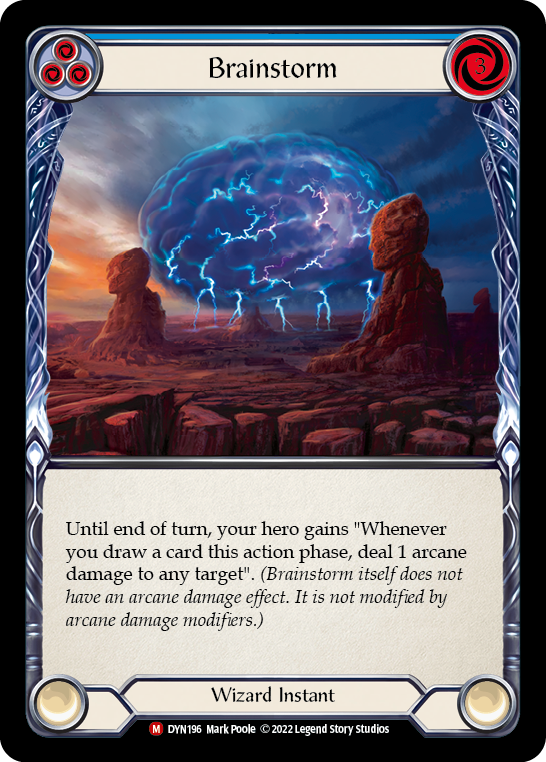 Brainstorm [DYN196] (Dynasty)  Rainbow Foil | Pegasus Games WI