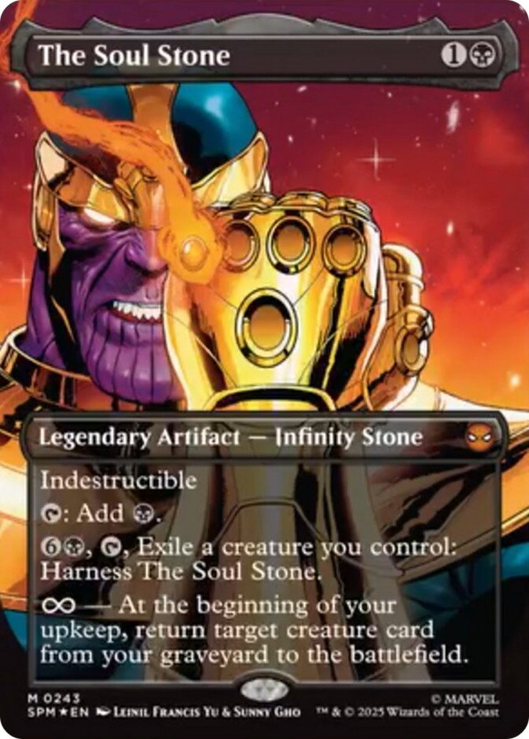 The Soul Stone (Borderless) [Marvel's Spider-Man] | Pegasus Games WI