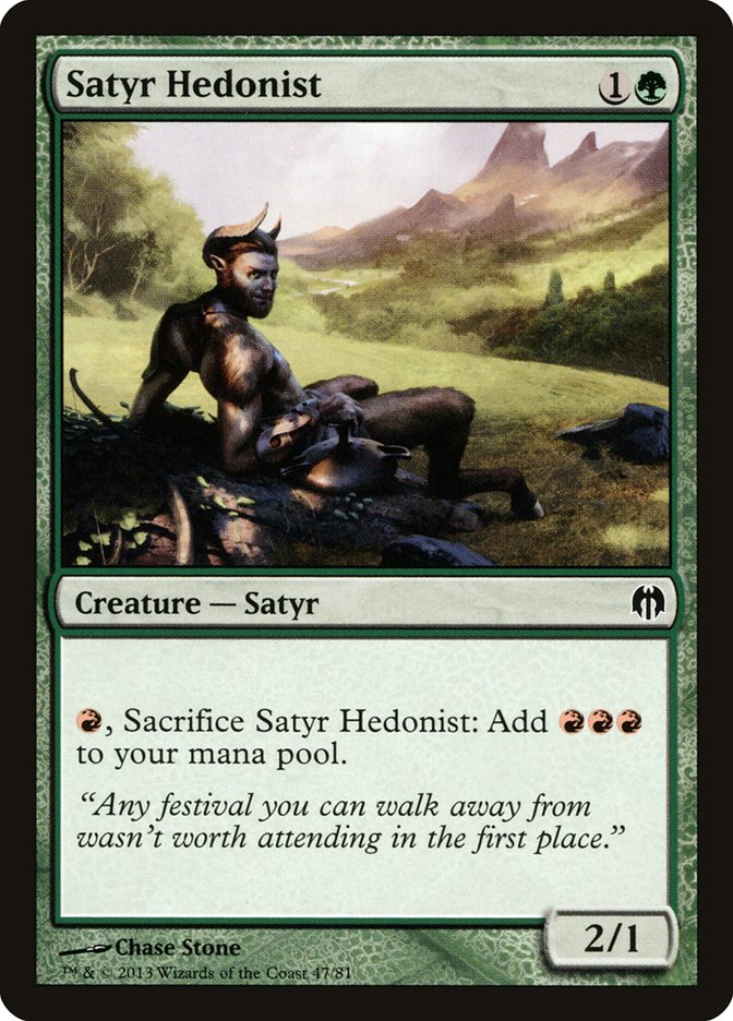 Satyr Hedonist [Duel Decks: Heroes vs. Monsters] | Pegasus Games WI