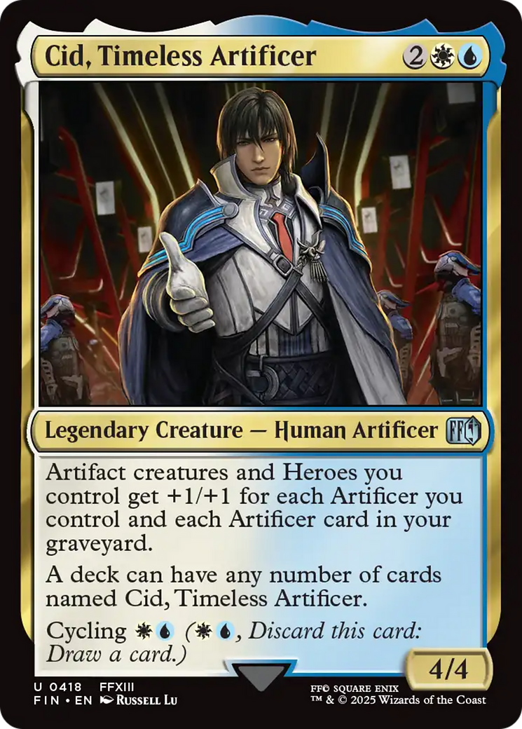 Cid, Timeless Artificer (0418) [FINAL FANTASY] | Pegasus Games WI