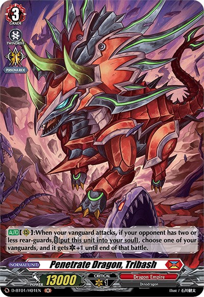 Penetrate Dragon, Tribash (D-BT01/H01EN) [Genesis of the Five Greats] | Pegasus Games WI