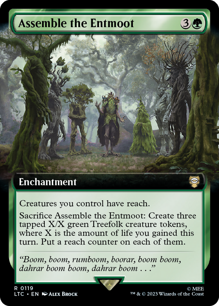 Assemble the Entmoot (Extended Art) [The Lord of the Rings: Tales of Middle-Earth Commander] | Pegasus Games WI