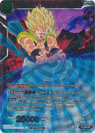 Energy Volley Gogeta (Series 7 Super Dash Pack) (P-134) [Promotion Cards] | Pegasus Games WI