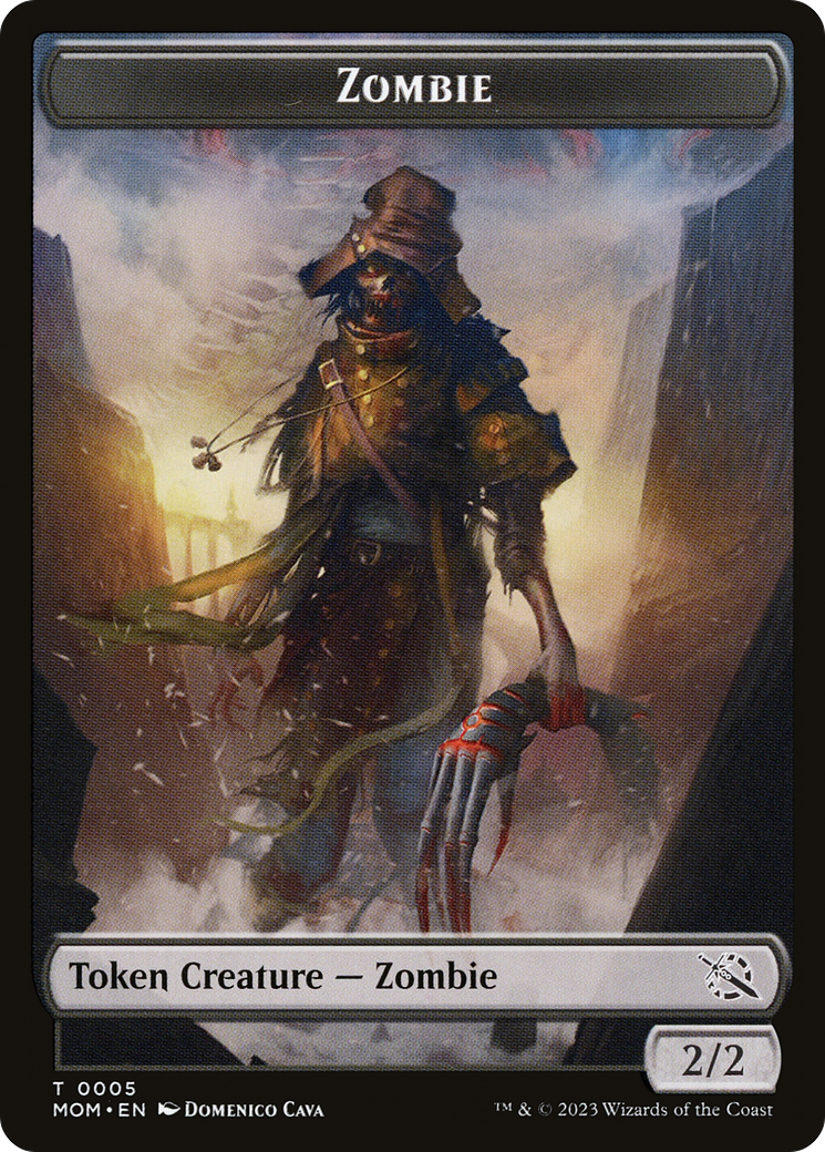 Treasure (21) // Zombie Double-Sided Token [March of the Machine Tokens] | Pegasus Games WI