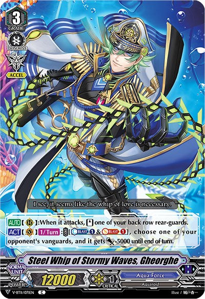 Steel Whip of Stormy Waves, Gheorghe (V-BT11/071EN) [Storm of the Blue Cavalry] | Pegasus Games WI