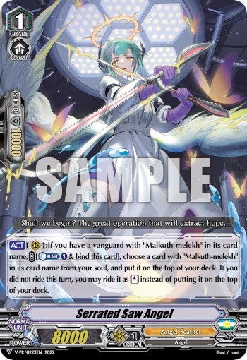 Serrated Saw Angel (V-PR/0223EN 2022) [V Promo Cards] | Pegasus Games WI