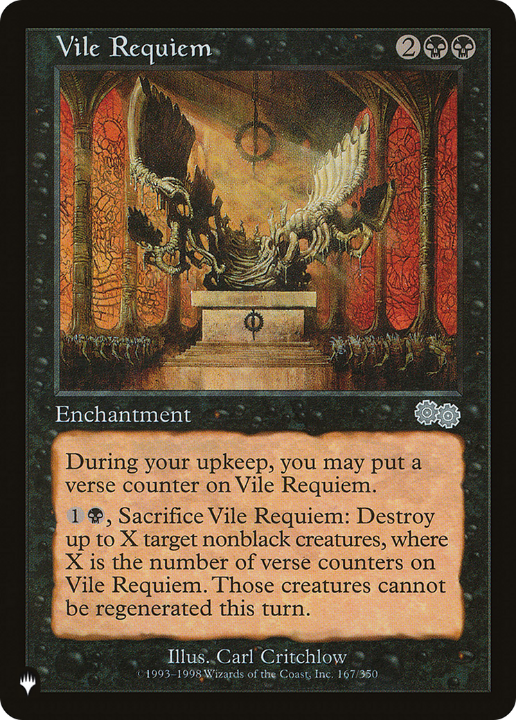 Vile Requiem (USG) [The List] | Pegasus Games WI