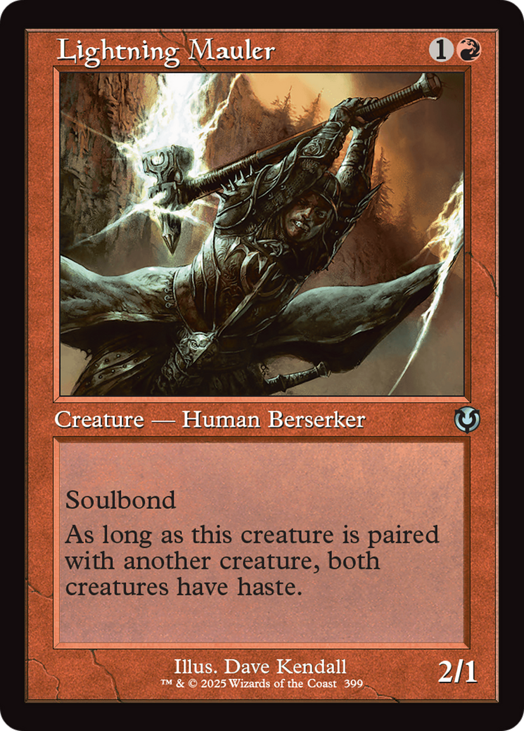 Lightning Mauler (Retro Frame) [Innistrad Remastered] | Pegasus Games WI