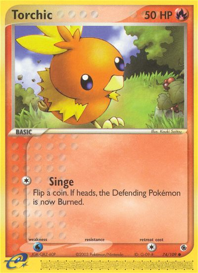 Torchic (74/109) [EX: Ruby & Sapphire] | Pegasus Games WI