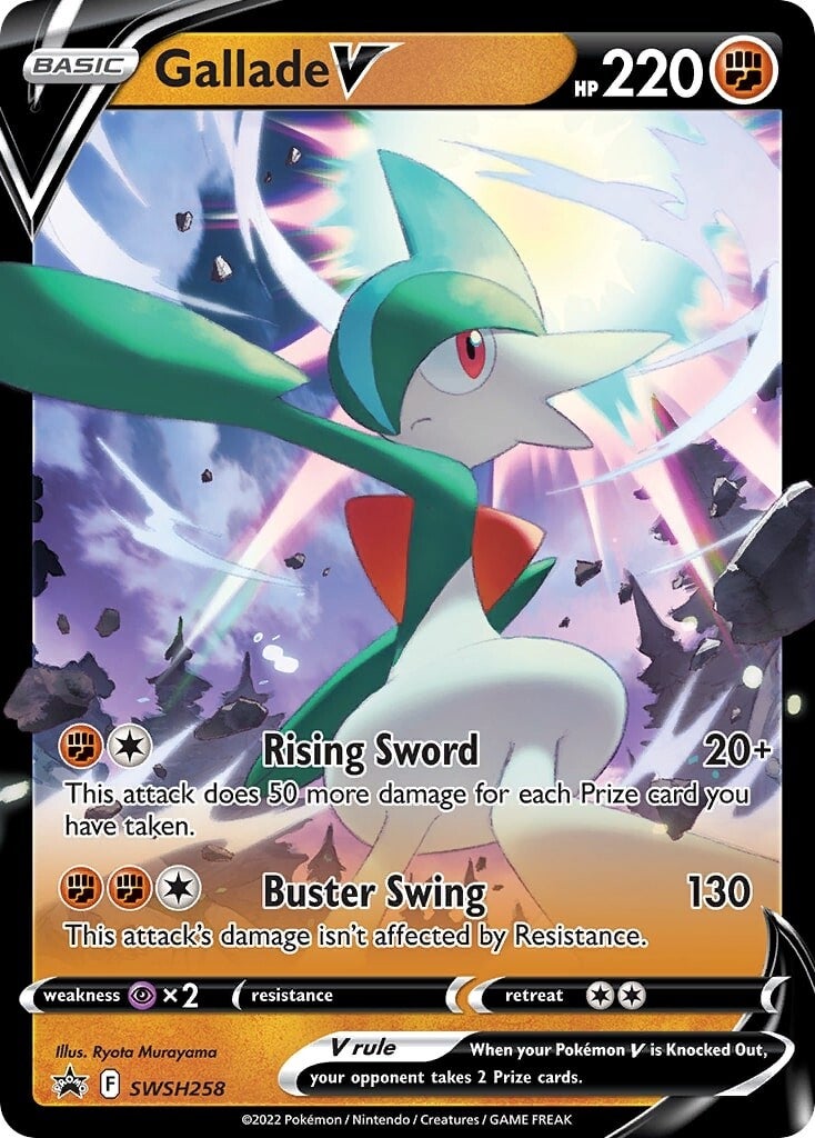 Gallade V (SWSH258) [Sword & Shield: Black Star Promos] | Pegasus Games WI