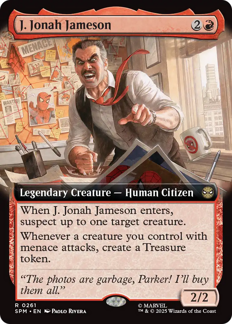 J. Jonah Jameson (Extended Art) [Marvel's Spider-Man] | Pegasus Games WI