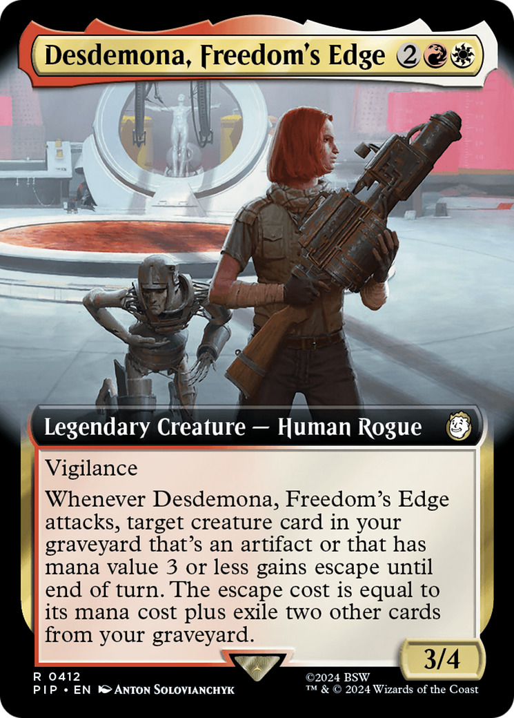 Desdemona, Freedom's Edge (Extended Art) [Fallout] | Pegasus Games WI