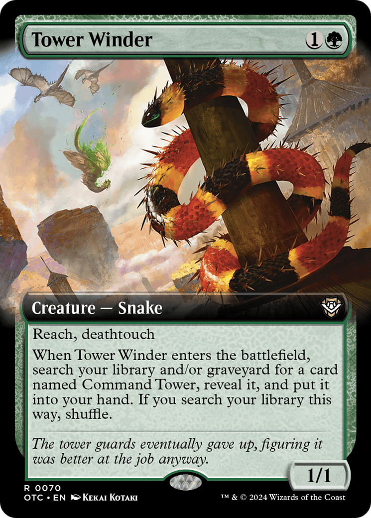 Tower Winder (Extended Art) [Outlaws of Thunder Junction Commander] | Pegasus Games WI