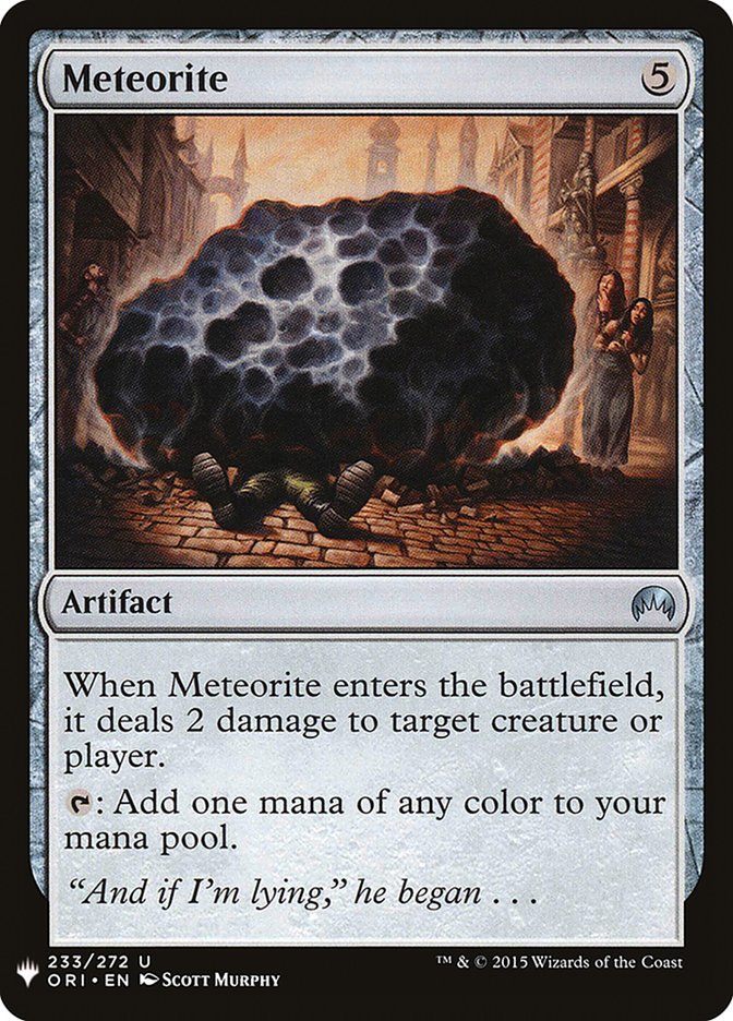 Meteorite [Mystery Booster] | Pegasus Games WI