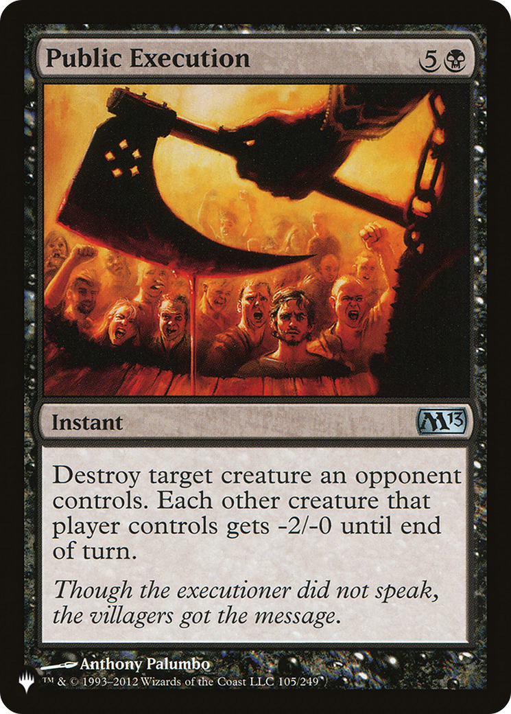 Public Execution [The List] | Pegasus Games WI