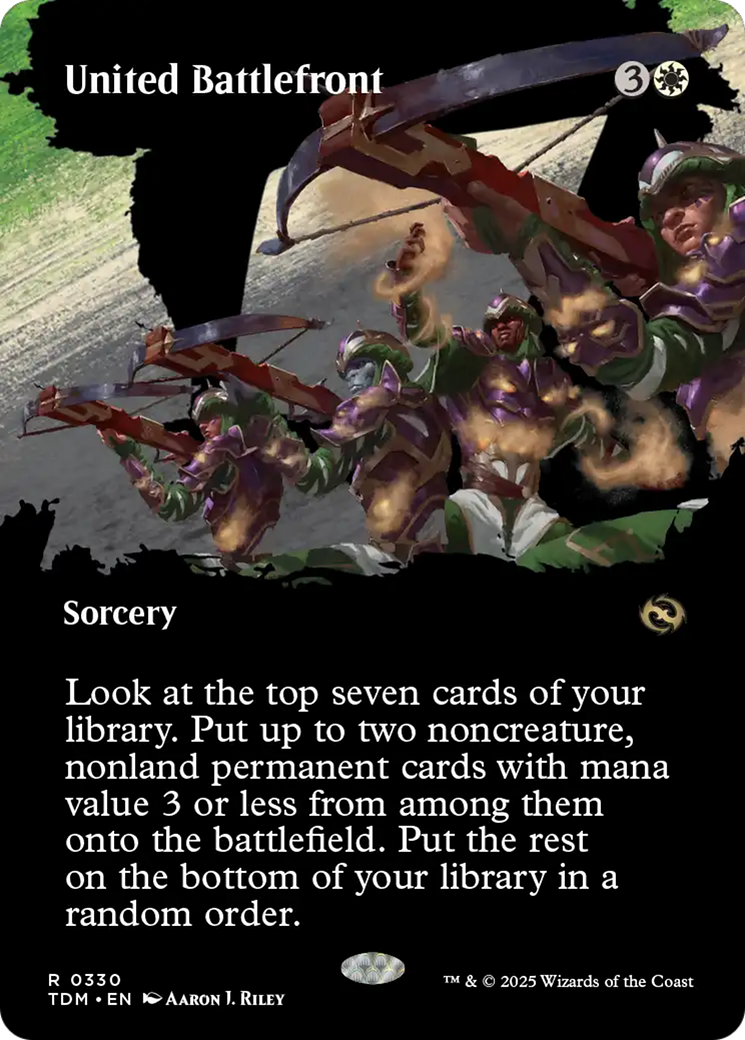 United Battlefront (Borderless) [Tarkir: Dragonstorm] | Pegasus Games WI