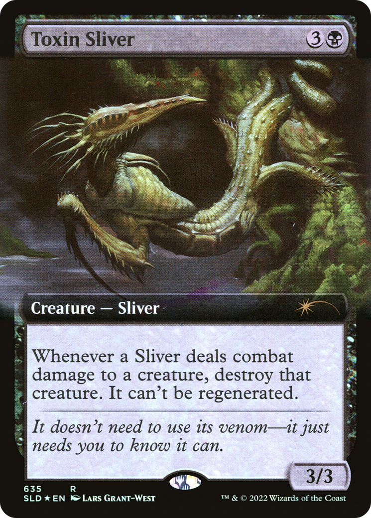 Toxin Sliver (Extended Art) [Secret Lair Drop Promos] | Pegasus Games WI