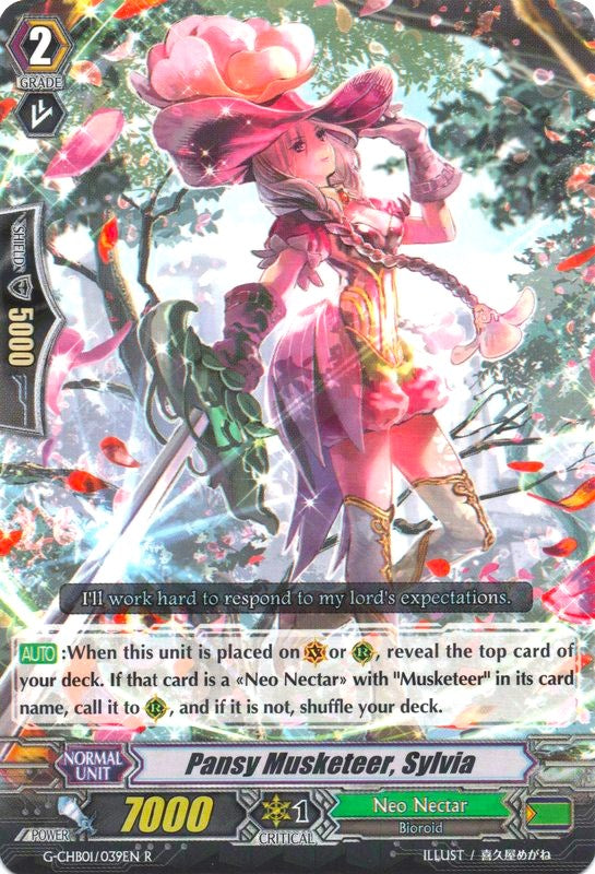 Pansy Musketeer, Sylvia (G-CHB01/039EN) [TRY3 NEXT] | Pegasus Games WI