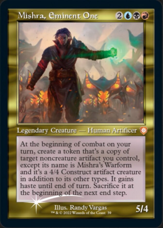 Mishra, Eminent One (039) (Retro) (Display Commander) [The Brothers' War Commander] | Pegasus Games WI