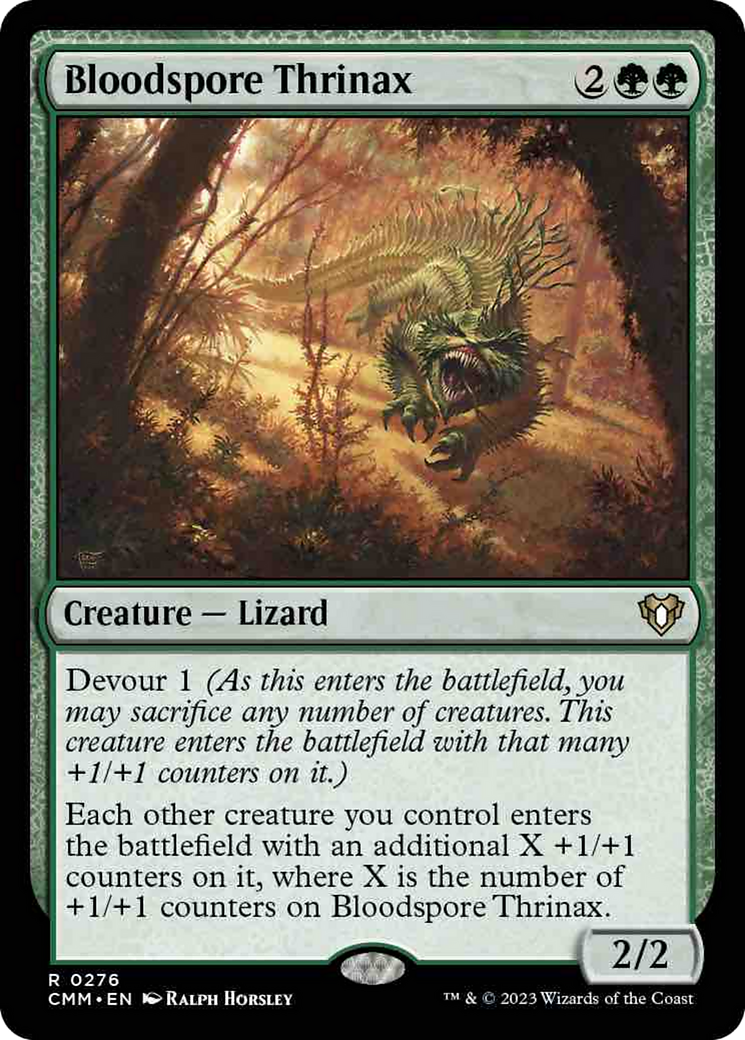 Bloodspore Thrinax [Commander Masters] | Pegasus Games WI