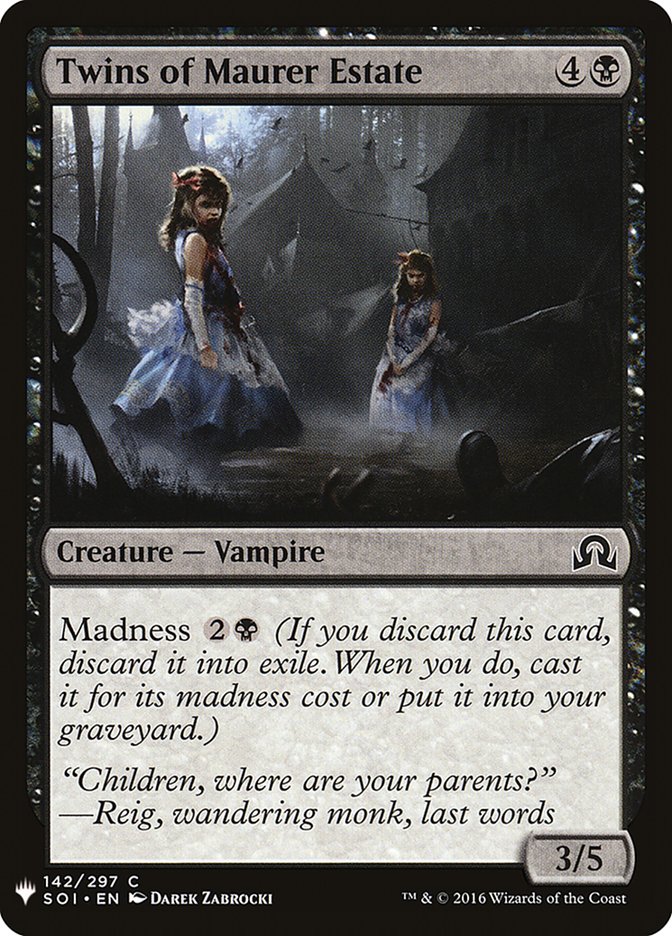 Twins of Maurer Estate [Mystery Booster] | Pegasus Games WI