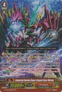 Conquering Supreme Dragon, Dragonic Kaiser Warning (G-FC02/004EN) [Fighter's Collection 2015 Winter] | Pegasus Games WI