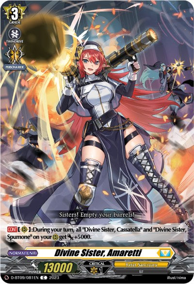 Divine Sister, Amaretti (D-BT09/081EN) [Dragontree Invasion] | Pegasus Games WI