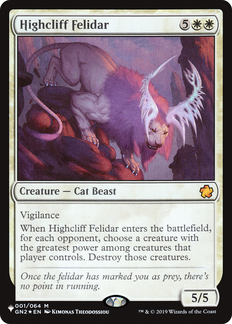 Highcliff Felidar [The List] | Pegasus Games WI