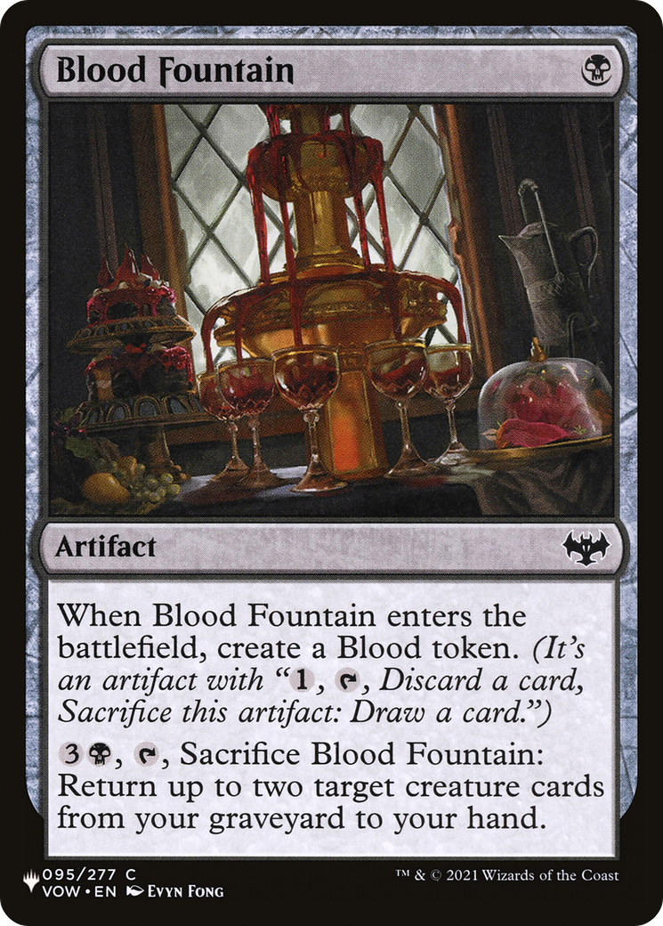 Blood Fountain [The List Reprints] | Pegasus Games WI