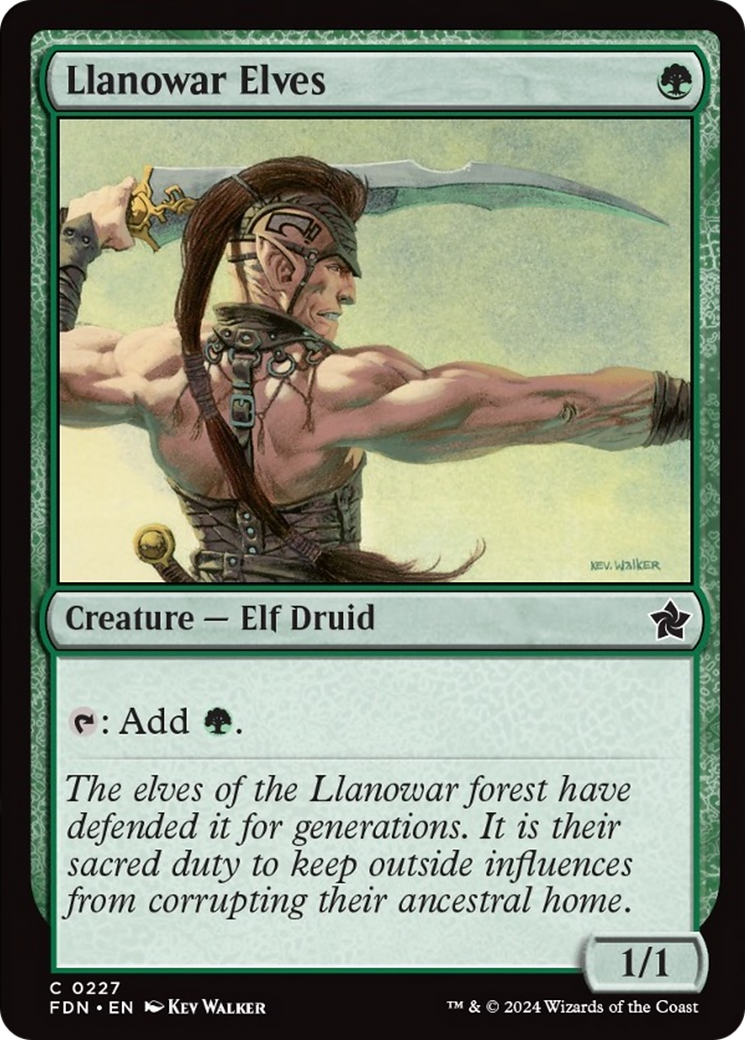 Llanowar Elves [Foundations] | Pegasus Games WI