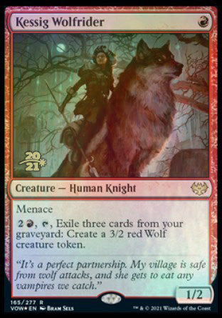 Kessig Wolfrider [Innistrad: Crimson Vow Prerelease Promos] | Pegasus Games WI
