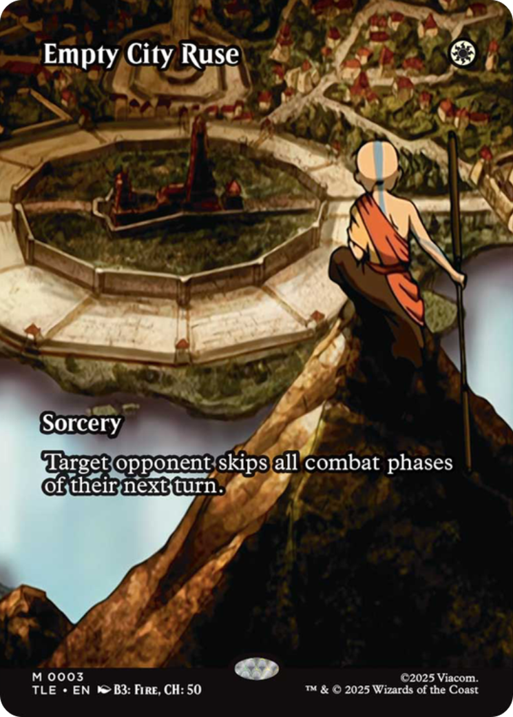 Empty City Ruse (Borderless) [Avatar: The Last Airbender: Eternal-Legal] | Pegasus Games WI