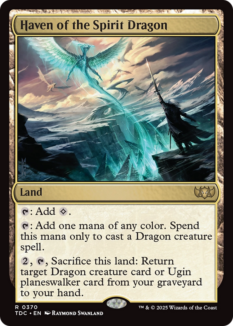 Haven of the Spirit Dragon [Tarkir: Dragonstorm Commander] | Pegasus Games WI