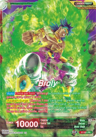 Broly // Broly, Surge of Brutality (Collector's Selection Vol. 1) (P-181) [Promotion Cards] | Pegasus Games WI