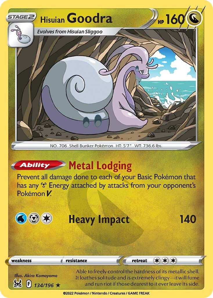 Hisuian Goodra (134/196) [Sword & Shield: Lost Origin] | Pegasus Games WI