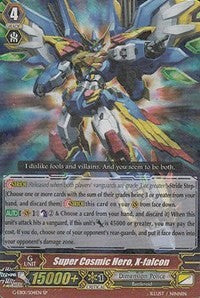 Super Cosmic Hero, X-falcon (G-EB01/S04EN) [Cosmic Roar] | Pegasus Games WI