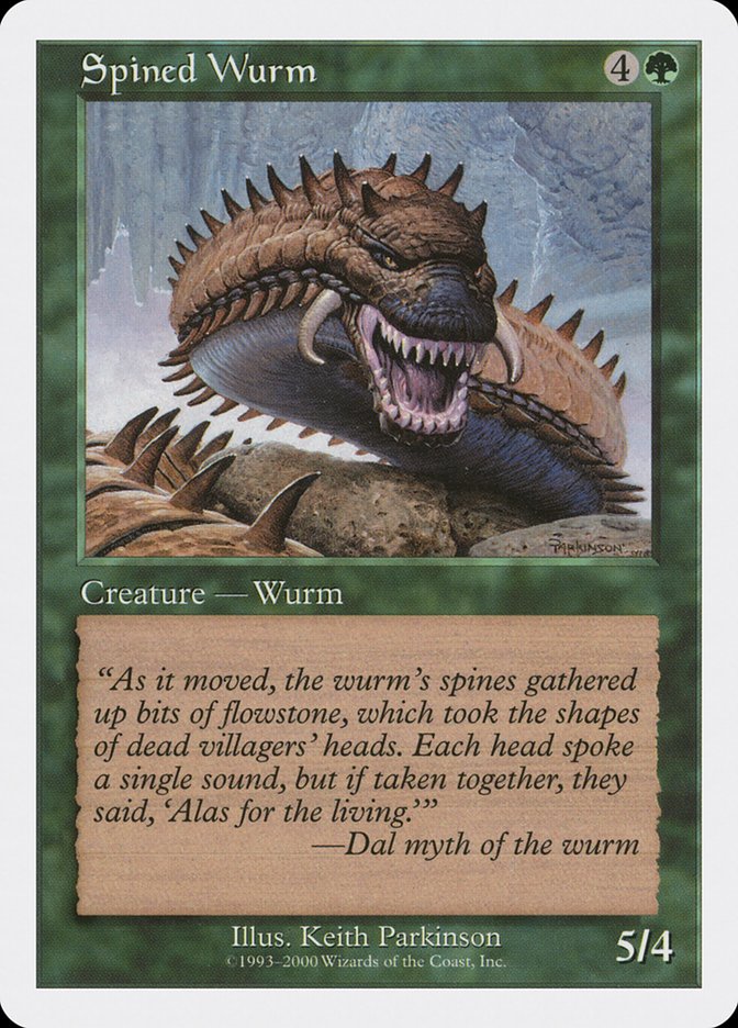 Spined Wurm [Media Promos] | Pegasus Games WI