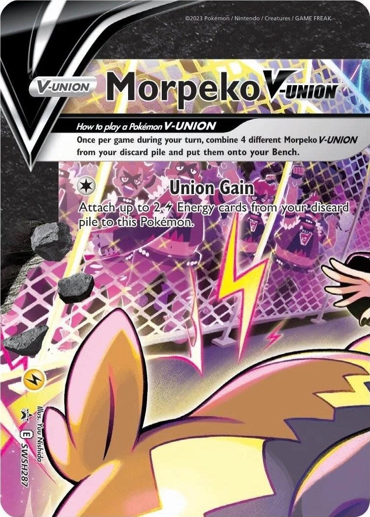 Morpeko V-Union (SWSH287) [Sword & Shield: Black Star Promos] | Pegasus Games WI