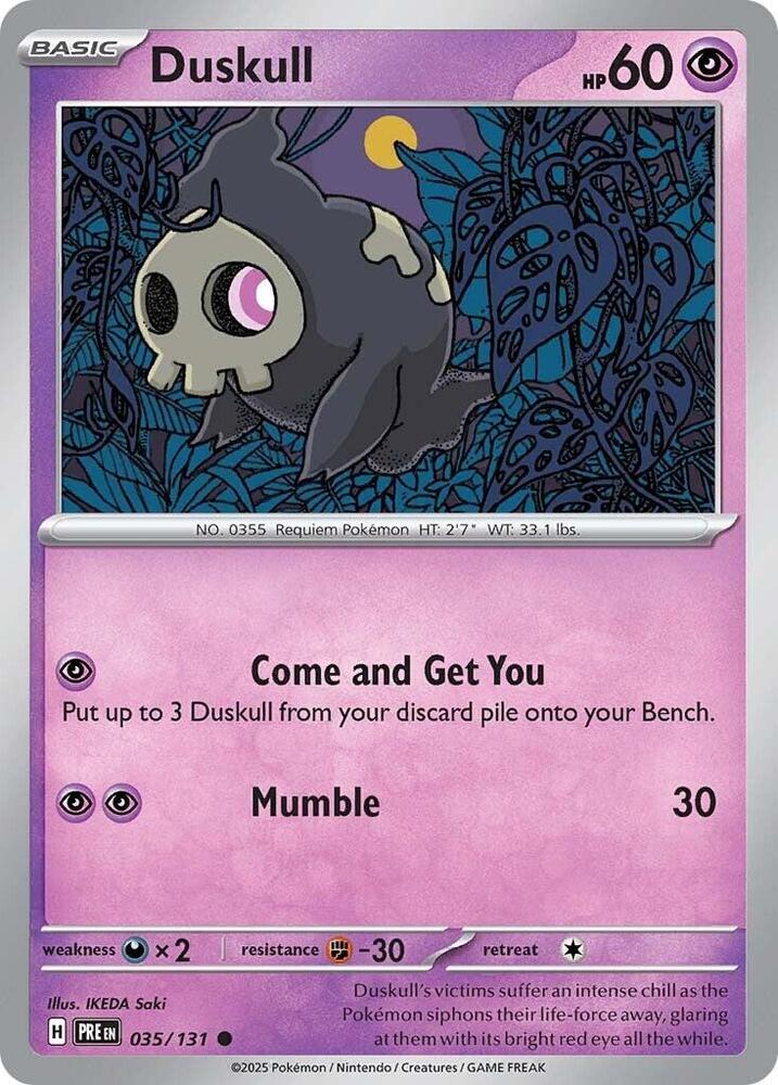 Duskull (035/131) [Scarlet & Violet: Prismatic Evolutions] | Pegasus Games WI