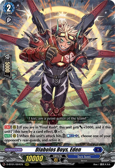 Diabolos Boys, Eden (D-BT01/004EN) [Genesis of the Five Greats] | Pegasus Games WI