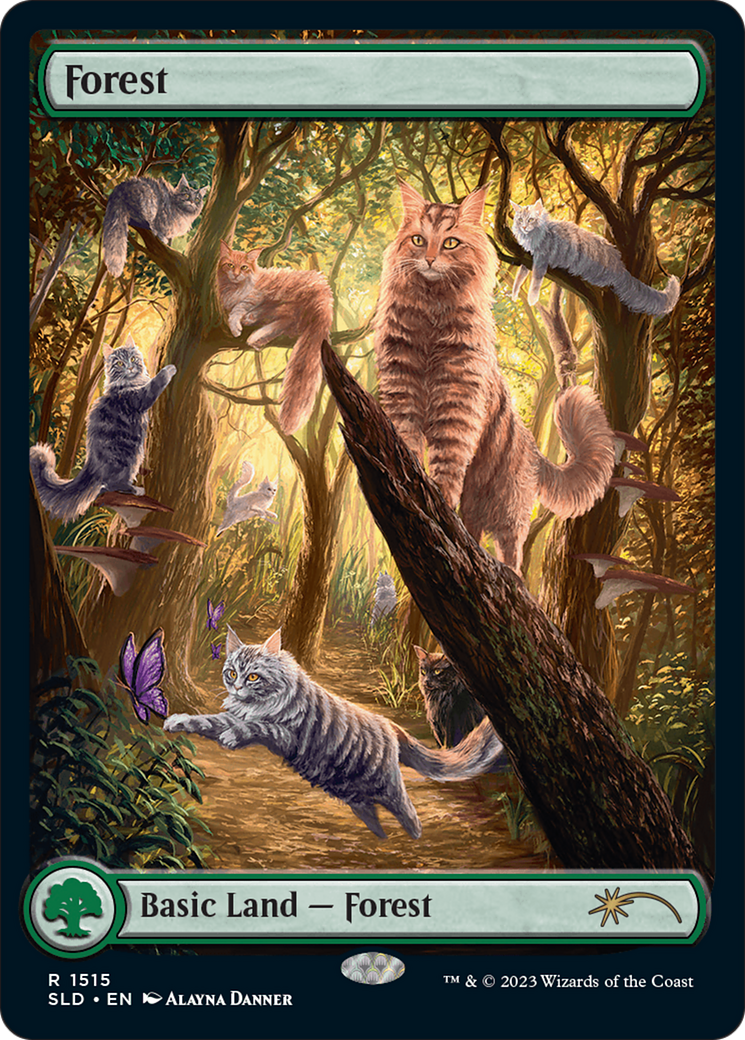 Forest (1515) [Secret Lair Commander Deck: Raining Cats and Dogs] | Pegasus Games WI