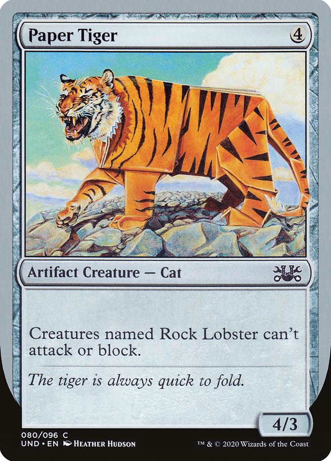 Paper Tiger [Unsanctioned] | Pegasus Games WI