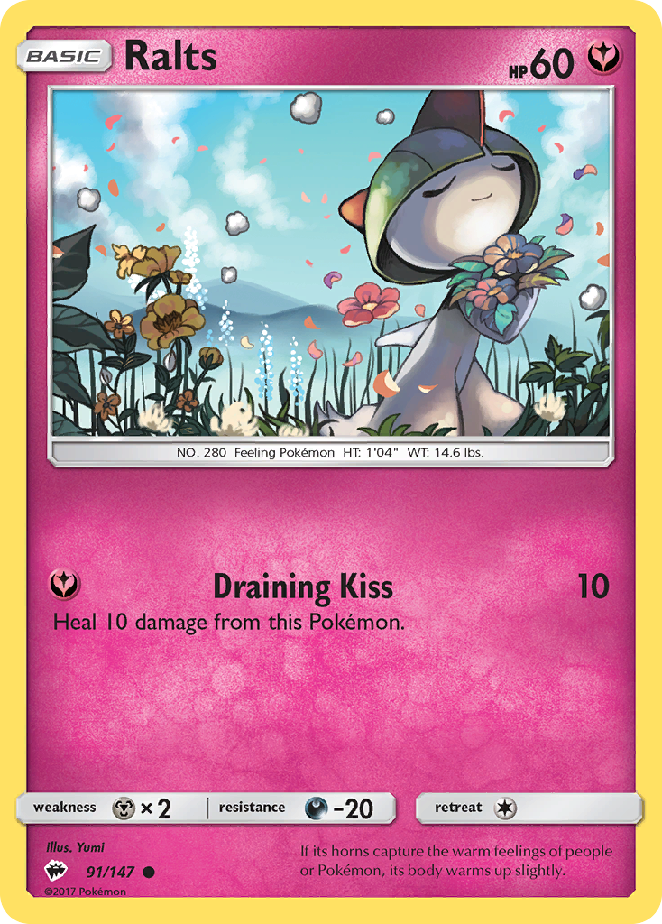Ralts (91/147) [Sun & Moon: Burning Shadows] | Pegasus Games WI